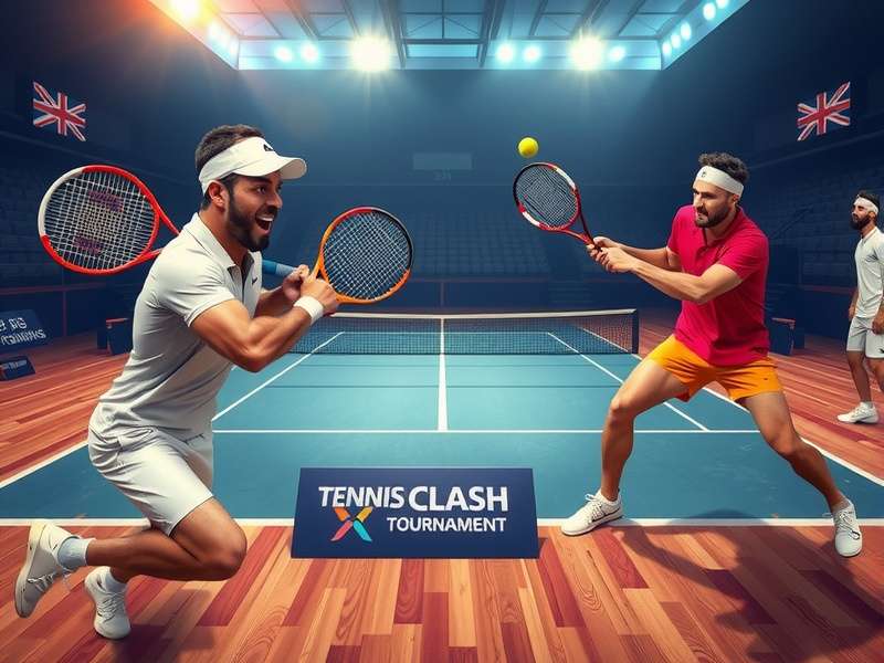 Tennis Clash Ace King Indian Tournament